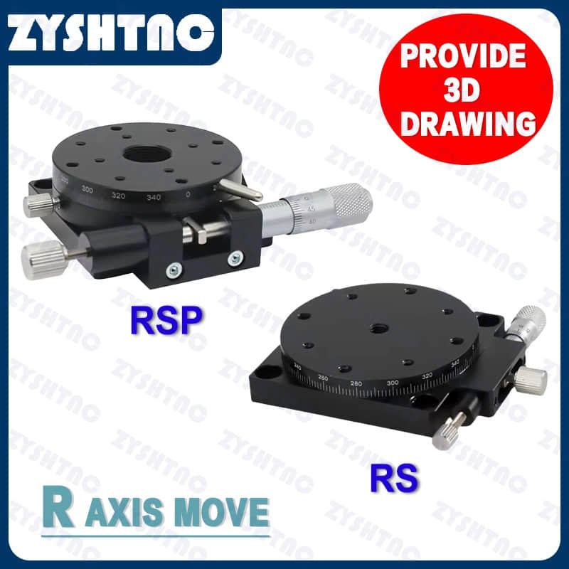 R axis RS/RSP manual rotating platform