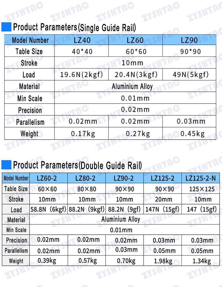 Z axis manual lifting table optical precision displacement fine adjustment slide table LZ40/60/90/80 Z axis manual lifting table optical precision displacement fine adjustment slide table LZ40/60/90/80