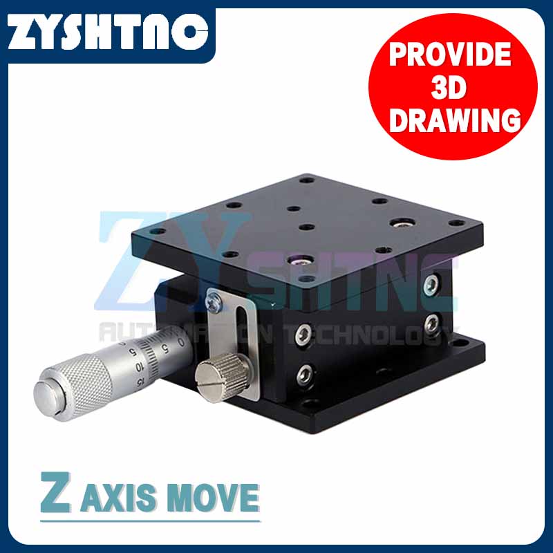 Z axis manual lifting table optical precision displacement fine adjustment slide table LZ40/60/90/80