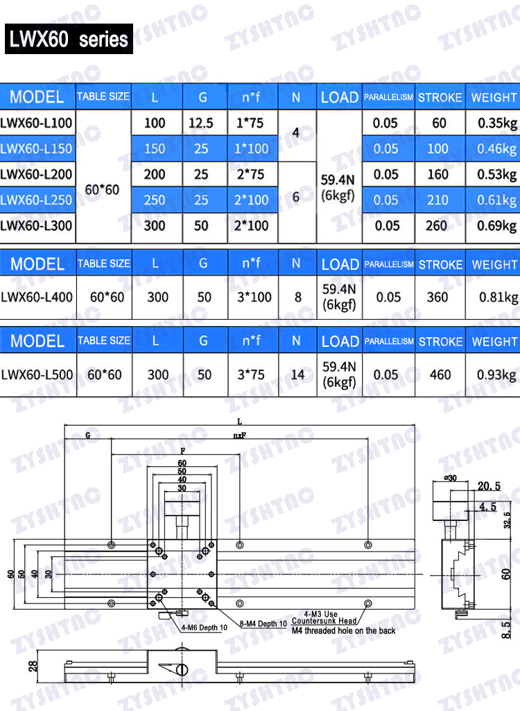 X axis Dovetail Groove sliding table lwx25/40/60 long travel gear tooth strip platform X axis Dovetail Groove sliding table lwx25/40/60 long travel gear tooth strip platform
