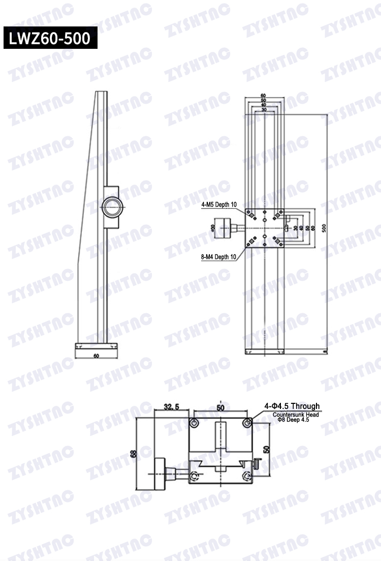 Z-axis manual vertical lifting platform LWZ25 40 60-L50 100 150 200 dovetail gear rack sliding table Z-axis manual vertical lifting platform LWZ25 40 60-L50 100 150 200 dovetail gear rack sliding table