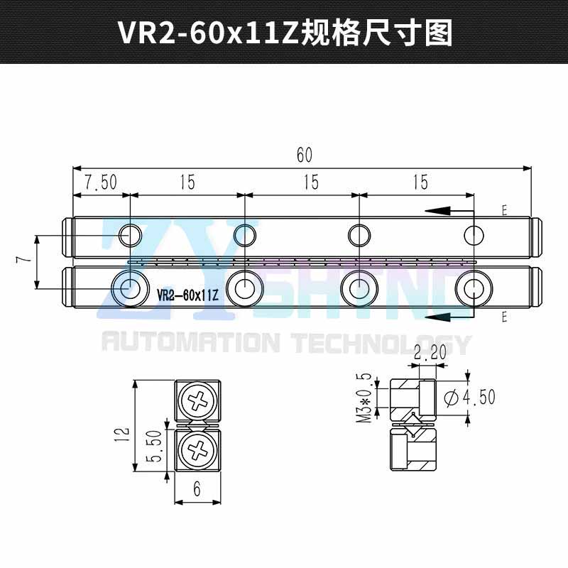 ICK High-precision and low noise VR2 cross guide rail can replace THK/IKO VR2-30/45/60/75/90/105 CRV