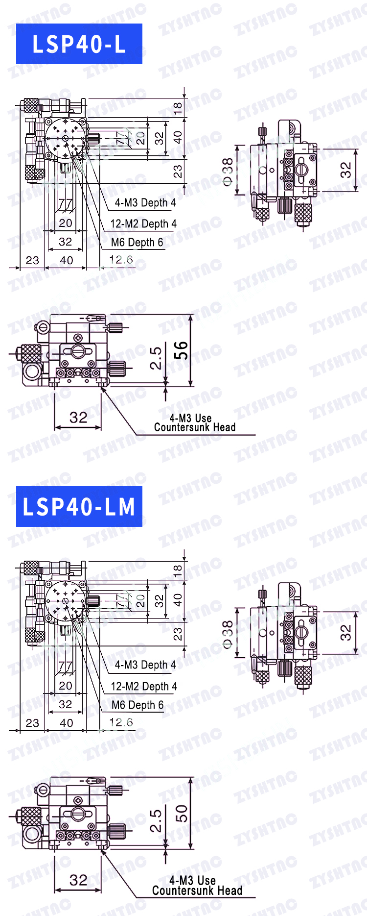 XYR axis displacement platform precision rotation optical fine adjustment LSP40/80/90/100/125 stage XYR axis displacement platform precision rotation optical fine adjustment LSP40/80/90/100/125 stage