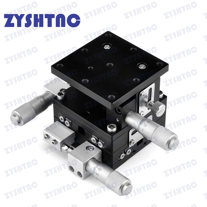 XYZ axis displacement platform three-axis manual sliding table lifting platform LD40/60/80-L optical