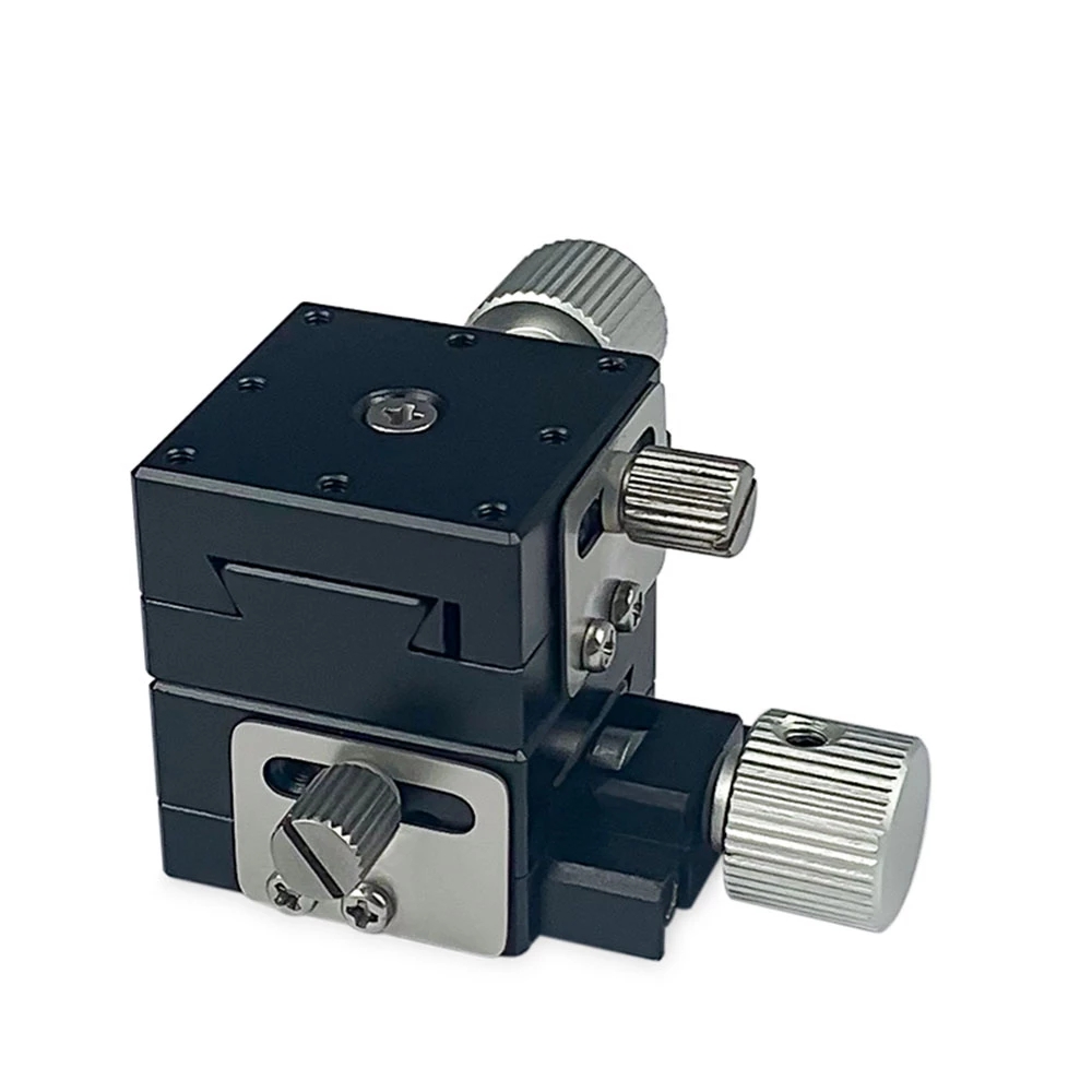 XYZR Axis 25/40/60 Dovetail groove Manual Platform Rack Pinion Drive high precision knob Slide Table