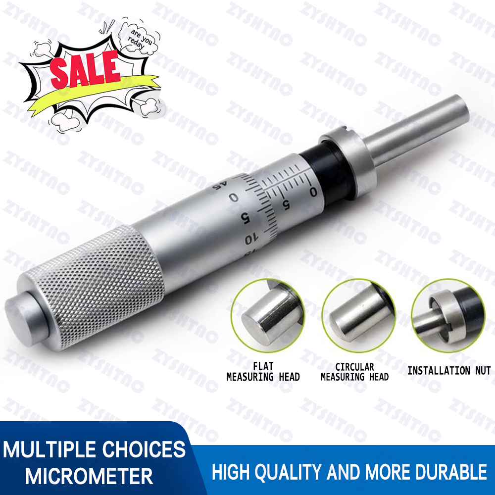 Differential head precision micrometer micrometer 0-6.5-13-25 micrometer head flat/round