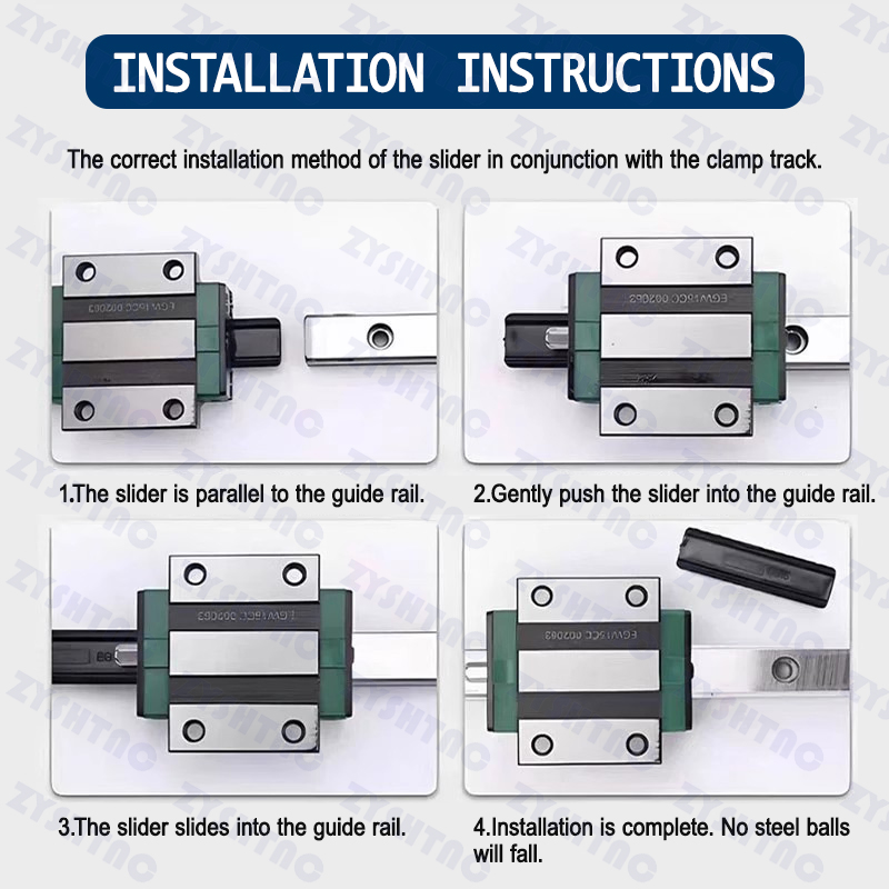 HGW35CC HGW35HC Linear guide slider sliding rail Customizable length can replace THK HIWIN HGW35CC HGW35HC Linear guide slider sliding rail Customizable length can replace THK HIWIN