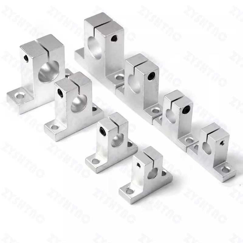 Linear Motion Rail Clamping Rod Rail Guide Support Shaft Bracket Coupling Mount SK8/10/12/16/20/25 Linear Motion Rail Clamping Rod Rail Guide Support Shaft Bracket Coupling Mount SK8/10/12/16/20/25