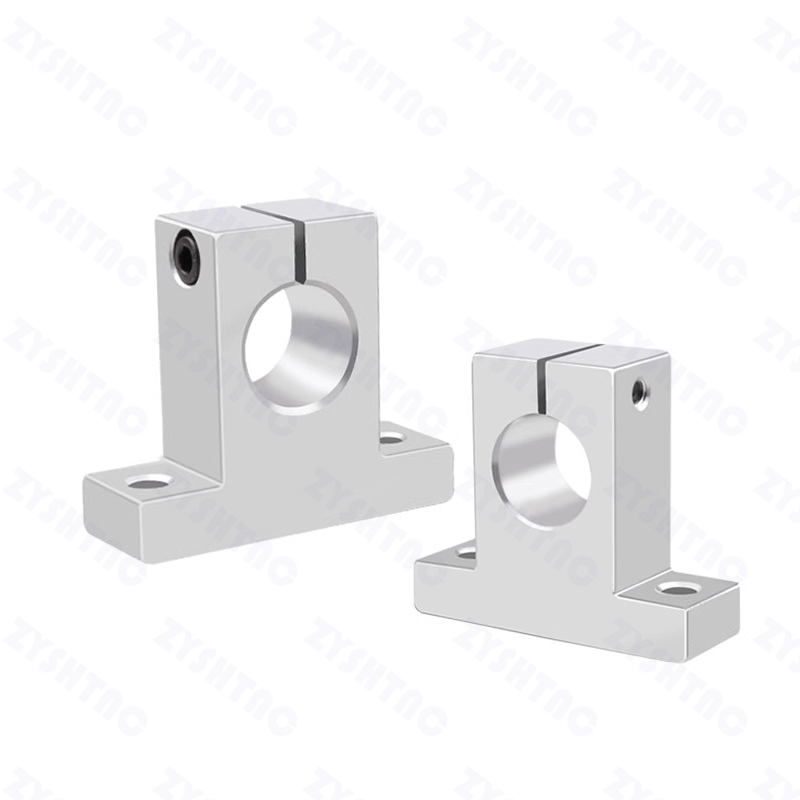 Linear Motion Rail Clamping Rod Rail Guide Support Shaft Bracket Coupling Mount SK8/10/12/16/20/25