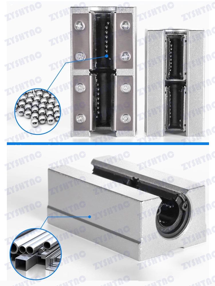 SBR12/16/20/25 Linear Bearing Sliding Block For Linear Rail Guide SBR12 SBR16 SBR20 Of CNC 3D part SBR12/16/20/25 Linear Bearing Sliding Block For Linear Rail Guide SBR12 SBR16 SBR20 Of CNC 3D part