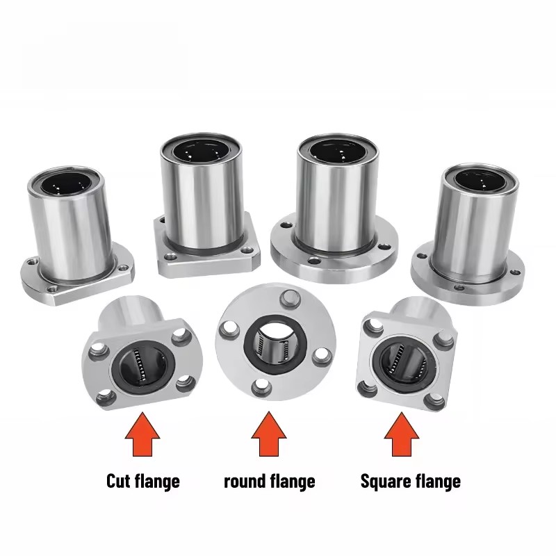 Circular Flange Linear Motion Bearing LMF6 LMF8 LMF10 LMF12 LMF16 LMF20 LMF25 LMF30 LMF35 LMF40