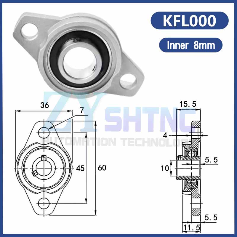 Zinc alloy diamond bearing with seat KFL/KP 08 000 001 002 003 004 005 006 007