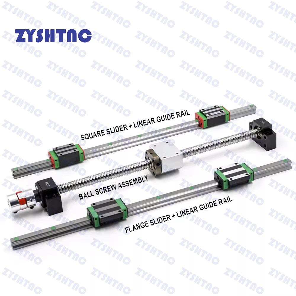 Precision ball screw nut CNC engraving machine slide module set for lifting 1605/2005/2505/3210