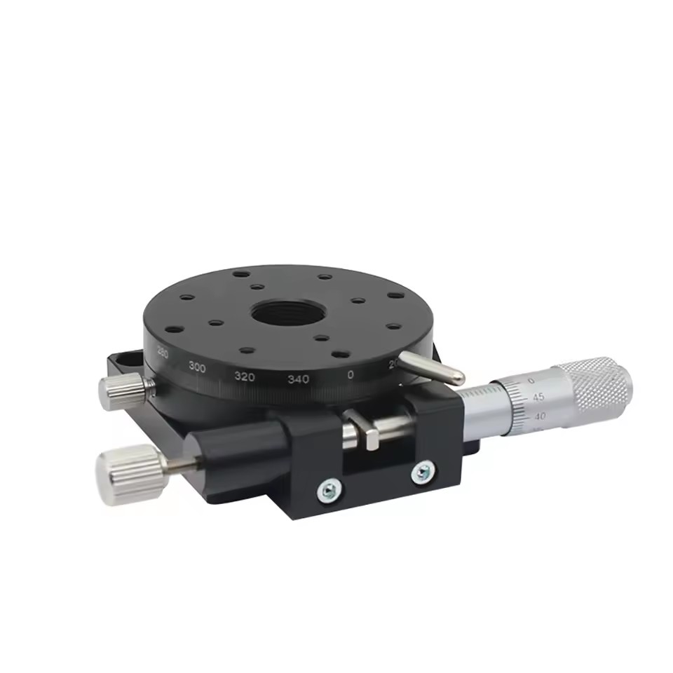 R-axis rotational displacement slide table